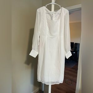 JJs house white dress, tags still on dress, never worn